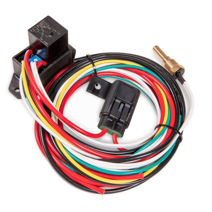 Compact Adjustable Electric Fan Controller and Relay Kit with Thread-In Probe