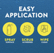 Un-Duz-It Hard Surface Cleaner Easy Application